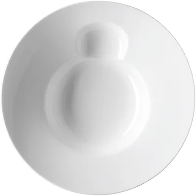 Тарелка для пасты фарфор D=26см белый