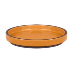 Тарелка «Блисс» с бортом фарфор D=190,H=29мм оранжев., Цвет: Оранжевый, Диаметр (мм): 190, изображение 3