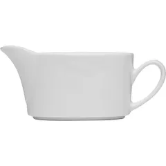 Sauce boat “Monaco” porcelain 340ml ,H=55,L=185,B=80mm white