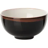 Салатник «Кото» фарфор 430мл D=125,H=70мм черный,коричнев.