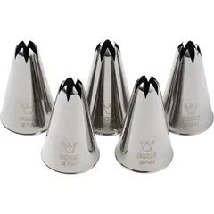 Pastry nozzle “Closed star”[5 pcs] stainless steel D=35/7,H=50mm