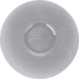Тарелка «Виллоу» мелкая с широким бортом стекло D=28,5см серый