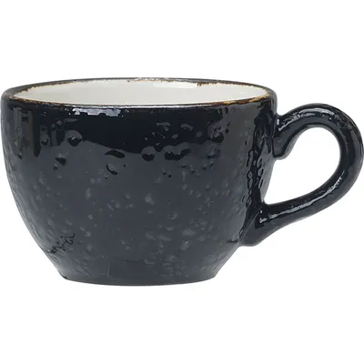 Чашка кофейная «Крафт Лакрица» фарфор 85мл черный
