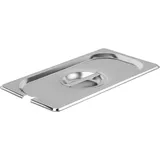 Крышка для гастроемкости GN 1/3 с вырезом для ложки сталь нерж. ,H=3,L=33,B=18см металлич.