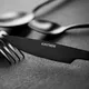 Нож столовый «Саппоро бэйсик» сталь нерж. ,L=85/220,B=18мм черный,матовый, изображение 2