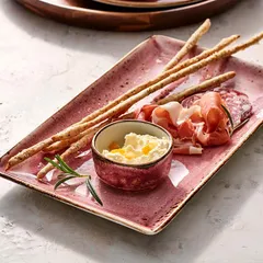 Соусник «Крафт Распберри» фарфор 55мл D=65,H=30мм розов., изображение 2