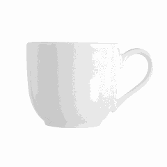 Чашка кофейная «Эмбасси вайт» фарфор 100мл D=64,H=55,L=85мм