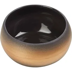 Salad bowl ceramics 120ml D=88,H=40mm bronze, dark brown.