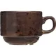 Чашка кофейная «Крафт Грэй» фарфор 100мл D=65,H=50,L=85мм серый, изображение 2