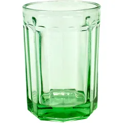 Old fashion glass 400ml D=85,H=120mm green, clear.