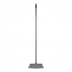 Щетка для пола с рукояткой полипроп. ,H=130,L=31,B=10см серый
