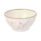 Салатник «Париж» фарфор 0,55л D=14см белый,коричнев., Объем по данным поставщика (мл): 550