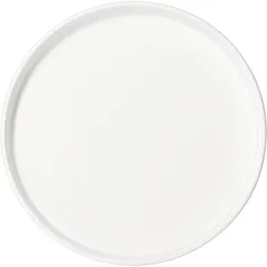 Блюдо «Кунстверк» круглое с бортом фарфор D=20,H=2см белый