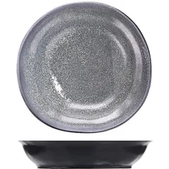 Deep plate “Milky Way”  porcelain  1 l  D=215, H=70mm  black, white