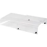 Крышка для емкости фуршетной раздвижная акрил ,H=90,L=520/300,B=335мм прозр.