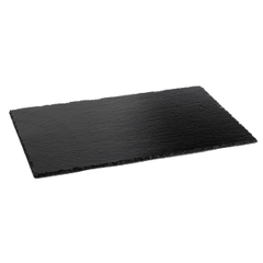 Serving dish natural slate ,L=26.4,B=16.2cm black