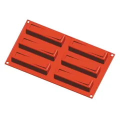 Форма силиконовая P.L. Proff Cuisine "Прямоугольник" 6 ячеек 125*30 мм, h 35 мм (30*17,5 см)