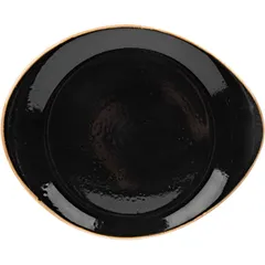 Plate “Craft Licorice” small  porcelain , L=25, B=20.5 cm  black