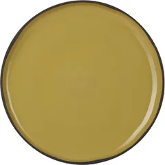 Тарелка «Карактэр» с высоким бортом керамика D=21,H=2см желт.