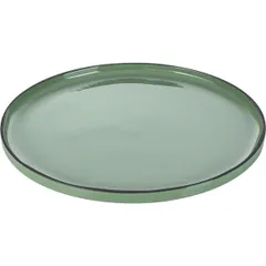 “Karakter” dessert plate  ceramics  D=21, H=2cm  emerald.