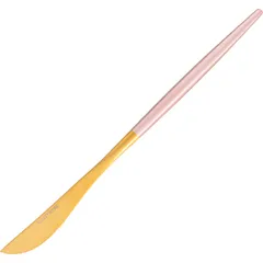 Table knife “Steel Pink Gold Matt”  stainless steel , L=223, B=15mm  gold, pink.