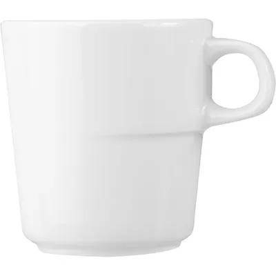 Чашка чайная «Максим» фарфор 250мл D=76,H=80,B=105мм белый, Объем реальный (мл): 250