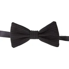 Butterfly for bartender black stripe black stripe polyester,cotton ,L=115,B=60mm black