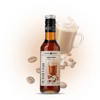 Сироп «Айриш Крим» Pinch&Drop стекло 250мл D=54,H=202мм, Состояние товара: Новый, Вкус: Ирландский, Материал: Стекло, Объем по данным поставщика (мл): 250