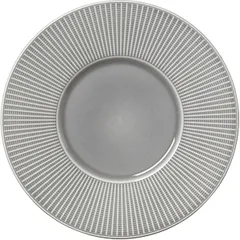 Тарелка мелкая с широким бортом «Виллоу Маст» фарфор D=28,5см серый
