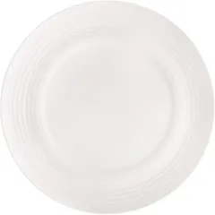 Handmade plate  porcelain  D=295, H=17mm  white