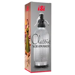 Сифон для газирования воды «Содамэйкер» сталь нерж.,пластик 1л ,H=35см прозр., изображение 4