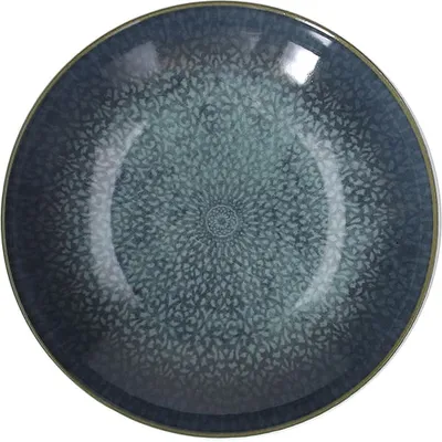 Тарелка глубокая «Куп Ориенталь» фарфор D=26см синий