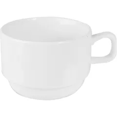 Чашка кофейная «Кунстверк» фарфор 150мл D=75,H=50,L=110мм белый, изображение 2