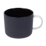 Чашка кофейная «Вейв» фарфор 140мл D=70/60,H=57,L=95мм черный