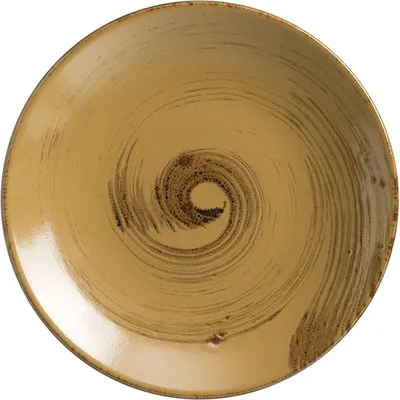 Тарелка «Анфора Алма» мелкая керамика D=27см коричнев.,олив.