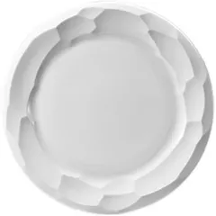 Plate porcelain D=275,H=21mm white