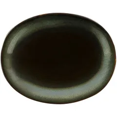 Sauce boat “Trend corten”  porcelain , H=15, L=120, B=100mm  dark green.