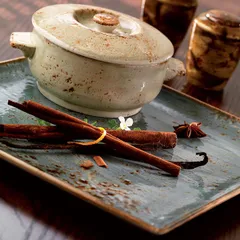 Крышка для бульонной чашки «Крафт Грин» 1131 B828 фарфор D=13см зелен., изображение 2