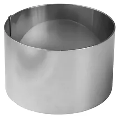 Форма кондитерская «Круг» сталь нерж. D=70,H=45мм металлич.