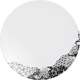 Тарелка «Фрагмент Ардуаз» мелкая фарфор D=28,5см белый,серый