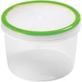 Контейнер для продуктов «Винтаж» с крышкой полипроп. 0,75л D=125,H=90мм прозр.