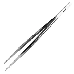 Tweezers for the kitchen  stainless steel , L=32, B=1cm  metal.