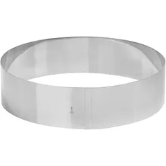 Pastry ring  stainless steel  D=30, H=6 cm  metal.