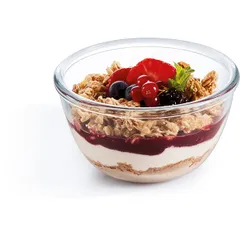 Салатник «Кокон» стекло 400мл D=120,H=64мм прозр., изображение 3