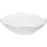 Салатник «Жемчужный» фарфор 360мл ,H=49,L=170,B=166мм белый,золотой