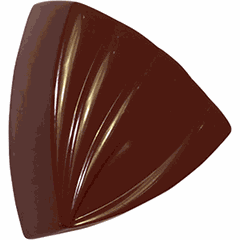 Chocolate mold “Striped triangle”[28pcs] polycarbonate ,H=12,L=360,B=350mm