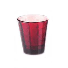 Олд фэшн (стакан) «Кристин» стекло 300мл D=88,H=95мм красный