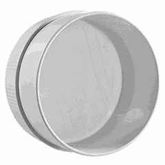 Сито для сахарной пудры сталь нерж.,пластик D=18,5см серебрист.,серый