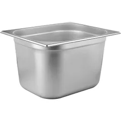 Gastronorm container (1/2)  stainless steel  11.3 l , H = 20, L = 32.5, B = 26.5 cm  metal.