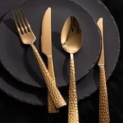 Ложка столовая «Пэлас Мартеллато Трэжер Хани» сталь нерж. ,L=21см золотой, изображение 3